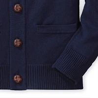 Hope & Henry Baby Boys Shawl Collar Sweater Cardigan