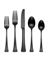 Lenox Portola Satin Black 20 Piece Flatware Set