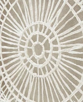 Ink+Ivy Henna 40" x 16" x 1" Framed Medallion Rice Paper Shadow Box Wall Decor