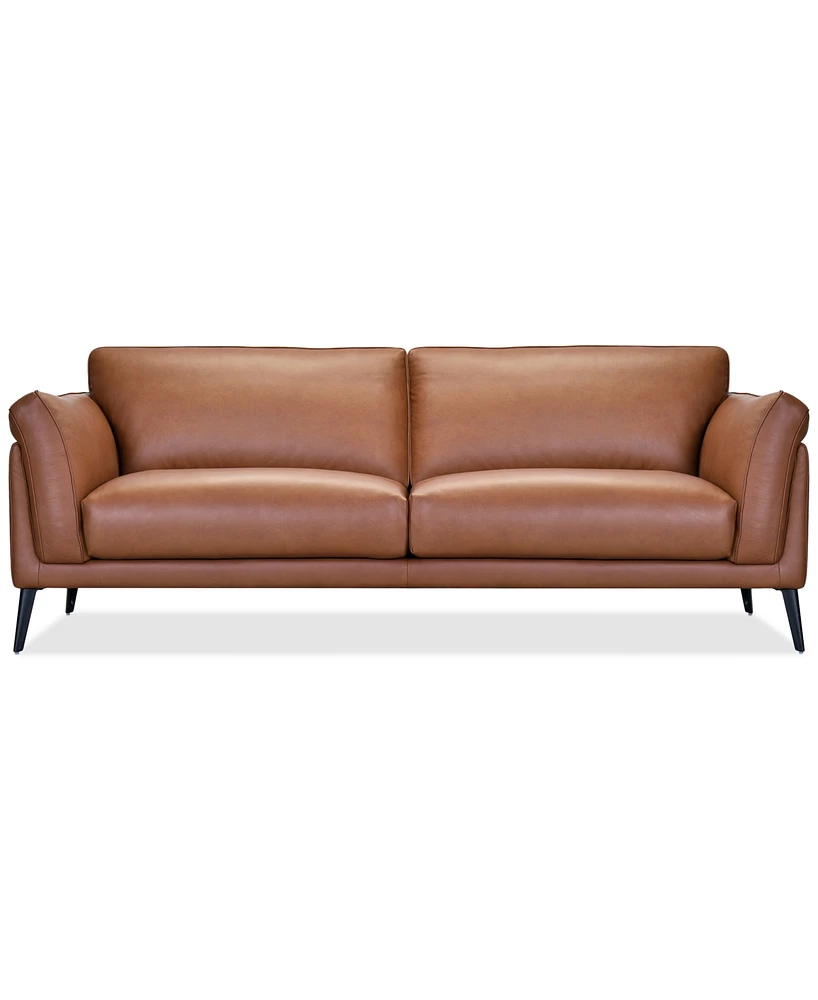 Keery 91" Leather Sofa, Created for Macy's