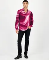 I.N.C. International Concepts Mens Swirl Graphic Shirt Jeans Created For Macys