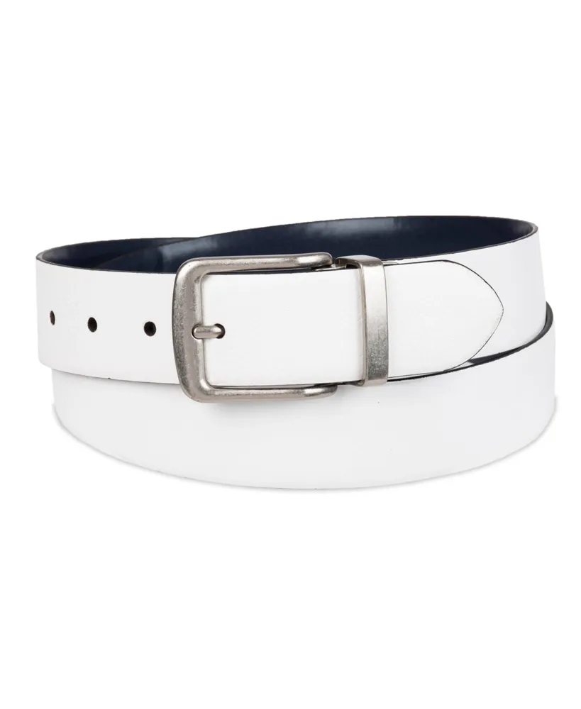 Tommy Bahama Men's Two-In-One Reversible Cushion Inlaid Casual Belt
