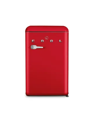 Commercial Cool 4.4 Cu. Ft. Retro Refrigerator,Red