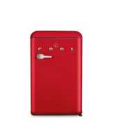 Commercial Cool 4.4 Cu. Ft. Retro Refrigerator,Red