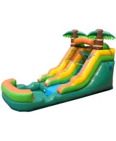 Pogo Bounce House Inflatable Water Slide for Kids (Without Blower) - 21' x 9' x 12' Foot Backyard Inflatable Slide for Summer Fun