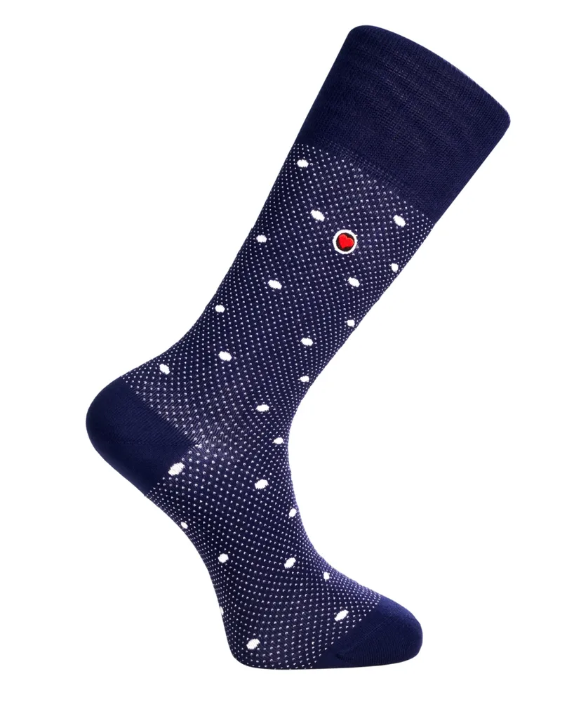 Love Sock Company Men's Atlantic Bundle Luxury Mid-Calf Dress Socks with Seamless Toe Design, Pack of 3