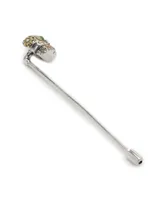 Ox & Bull Trading Co. Men's Sterling Silver Skull Stick Pin