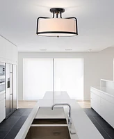 Jaci 18" 3-Light Indoor Flush Mount with Light Kit