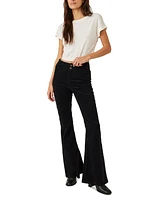 Free People Women's Jayde Corduroy Flare-Leg Pants