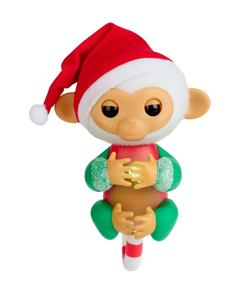 Fingerlings 2023 New Interactive Baby Monkey Reacts to Touch – 70+ Sounds &  Reactions – Harmony (Pink)