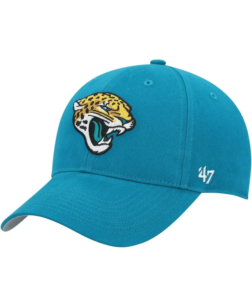 Men's '47 Teal Jacksonville Jaguars Secondary Clean Up Adjustable Hat