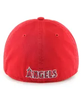 Men's '47 Brand Red Los Angeles Angels Franchise Logo Fitted Hat