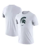 Men's Nike White Michigan State Spartans Essential Logo T-shirt