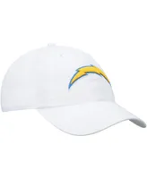 Men's '47 Brand White Los Angeles Chargers Clean Up Adjustable Hat