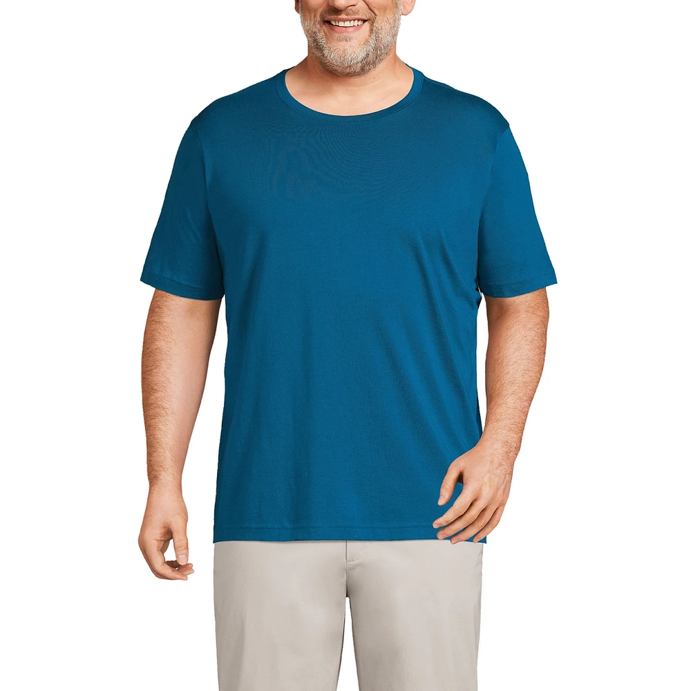 Lands' End Big & Tall Short Sleeve Cotton Supima Tee