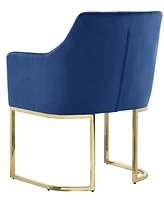 Best Master Furniture Lana 35" Velvet Tufted Arm Chair