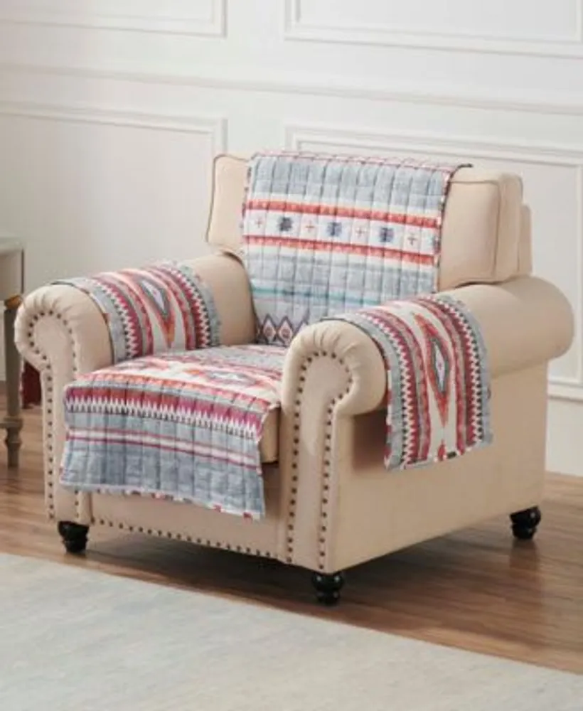 Greenland Home Fashions Kiva Southwest Boho Furniture Protector Collection