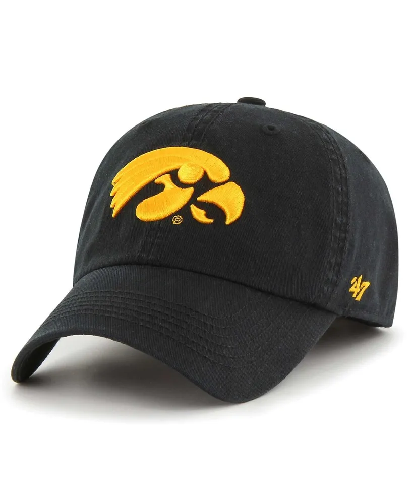 47 Brand Men's '47 Brand Black Iowa Hawkeyes Franchise Fitted Hat