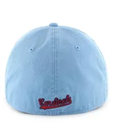 Men's '47 Brand Light Blue St. Louis Cardinals Cooperstown Collection Franchise Fitted Hat