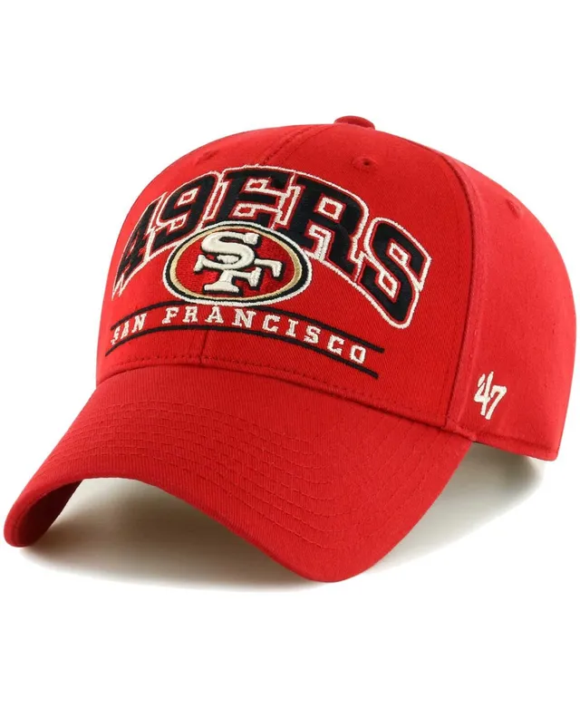 Men's '47 Cream/Scarlet San Francisco 49ers Sidestep Clean Up