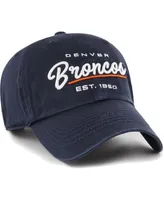 Women's '47 Brand Navy Denver Broncos Sidney Clean Up Adjustable Hat