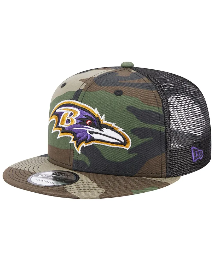 Baltimore Ravens New Era Youth Main Trucker 9FIFTY Snapback Hat - Camo