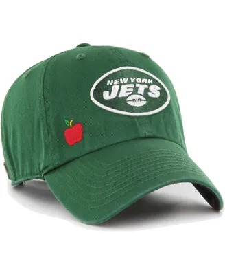 Women's '47 Brand Green New York Jets Confetti Icon Clean Up Adjustable Hat
