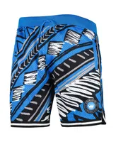 Men's Mitchell & Ness Blue Charlotte Fc Tribal Fashion Shorts
