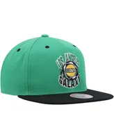 Men's Mitchell & Ness Green La Galaxy Breakthrough Snapback Hat
