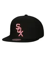 Men's Mitchell & Ness Black Chicago White Sox Cooperstown Collection Evergreen Snapback Hat