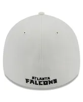 Men's New Era Cream Atlanta Falcons Chrome Collection 39THIRTY Flex Hat