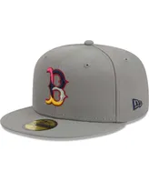 Men's New Era Gray Boston Red Sox Color Pack 59FIFTY Fitted Hat