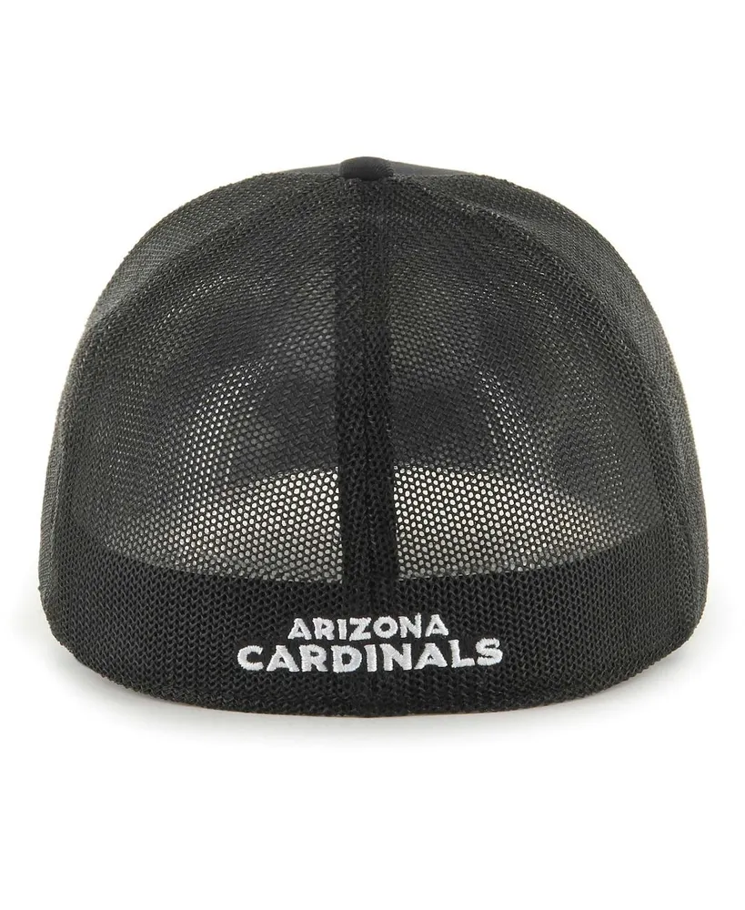 Men's '47 Brand Black Arizona Cardinals Unveil Flex Hat