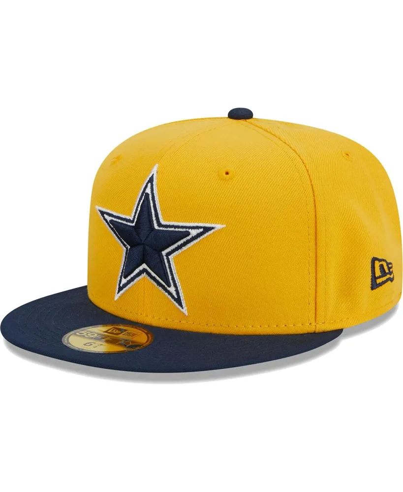 Dallas Cowboys New Era 2-Tone Color Pack 59FIFTY Fitted Hat - Pink/Graphite