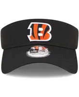 Men's New Era Black Cincinnati Bengals Main Adjustable Visor