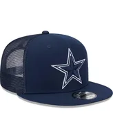 Men's New Era Navy Dallas Cowboys Main Trucker 9FIFTY Snapback Hat