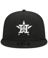 Men's New Era Black Houston Astros Trucker 9FIFTY Snapback Hat