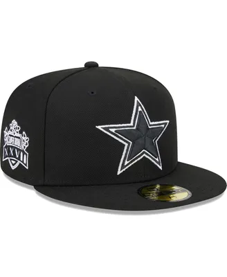 Men's New Era Black Dallas Cowboys Main Patch 59FIFTY Fitted Hat