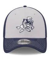 Men's New Era Gray, Navy Dallas Cowboys Retro Joe Main 39THIRTY Flex Hat