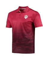 Men's Colosseum Crimson Indiana Hoosiers Marshall Polo Shirt