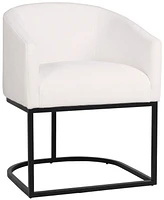 Abbyson Living Jace 29.9" Polyester Upholstered Dining Chair