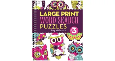 Large Print Word Search Puzzles 3 by Amy Goldstein
