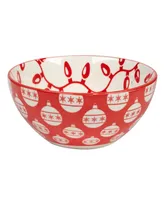 Certified International Peppermint Candy oz All Purpose Bowls Set of 6