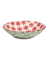 Certified International Winter Medley 40 oz Soup Bowls Set of 6, Service for 6