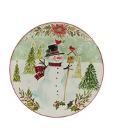 Certified International Joy of Christmas 9" Dessert Plates Set of 4