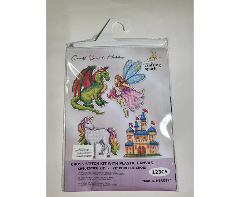 Crafting Spark Christmas Ornaments 116CS Counted Cross-Stitch Kit