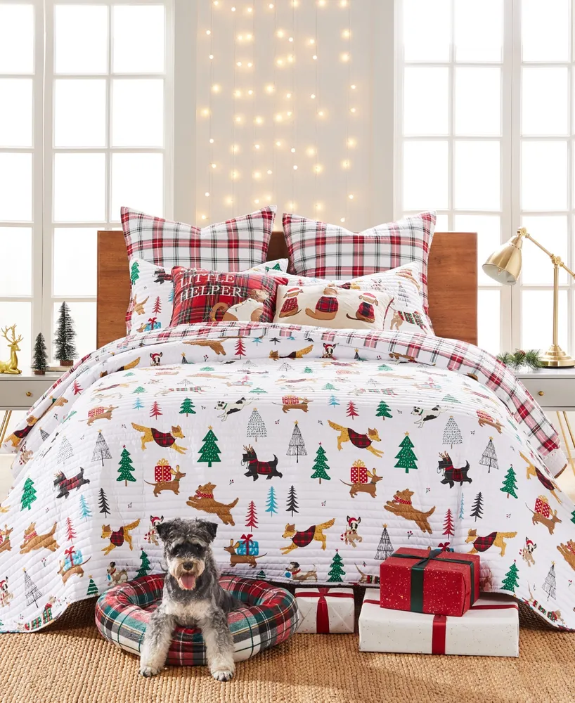 Levtex Jingle Paws Reversible 2-Pc. Quilt Set, Twin/Twin Xl