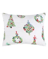 Levtex Festive Baubles Reversible -Pc. Quilt Set