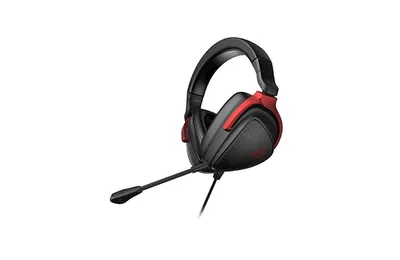 Asus Deltascore 4.92 ft. Rog Delta S Core Gaming Headset, Black & Red