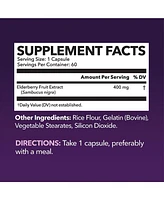 Havasu Nutrition Elderberry Vitamins, Immune System Support Capsules, Havasu Nutrition, 60ct